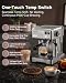 HIBREW H10 Anpassbare 58-mm-Espressomaschine, Ein-Tasten-Druckentlastung