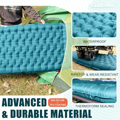 Inflatable-Camping-Sleeping-Pad-with-Pillow-Extra-Thickness-4-Inch-Sleeping-Mat-with-Built-in-Pump-Compact-Ultralight-Camping-Air-Mattress-for-Backpacking-Hiking-Tent-Traveling