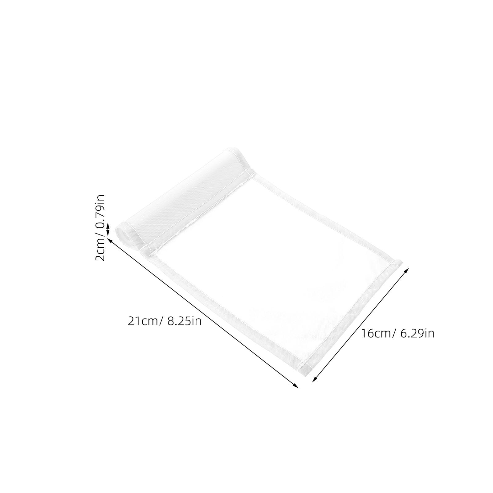 3er-Pack Golffahnen für den Garten – Gut sichtbare Markierungsfahnen – Ersatzfahnen für den Golfplatz, ideal für das Putting Green zu Hause, 20,8 x 16 cm, Weiß
