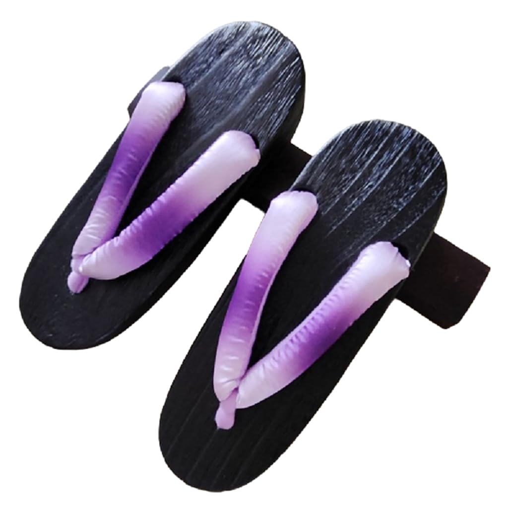 Sandali Geta Giapponesi In Legno Con Tacco 5cm | Zoccoli Tradizionali Donna - Comfort E Stile - Foto 14