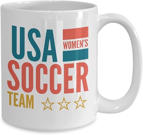 Miniatura 6 de Estados Unidos Mujeres Equipo de Fútbol Copa del Campeonato Mundial Futbol Taza de Cafe Vaso, taza café divertidas, tazas personalizadas, taza de