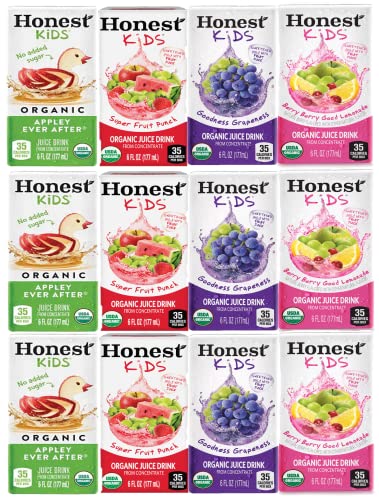 Honest Kids Juice Boxes, Pack of 20
