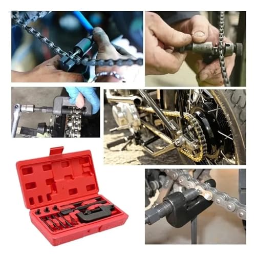 Kit rivetage chaîne moto robuste pour joints toriques et vélo
