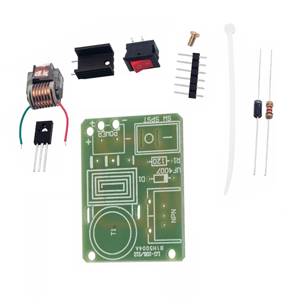 Jnchdghwa As Shown For Electronic Equipment Compatible 15Kv High Voltage Inverter Generator Diy Kit Spark Arc Ignition Coil Module 3.7V