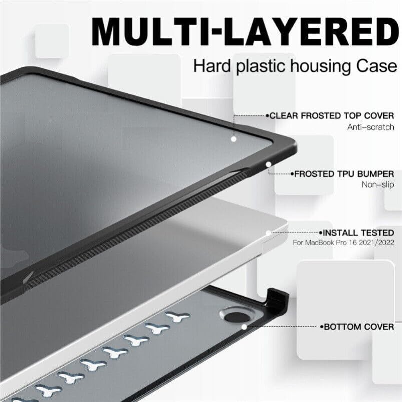 Coque pour MacBook Pro 13 pouces (M1, 2020) A2338 (couleur : rose chaud/transparent) Étui à rabat antichoc