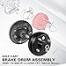 Shu-Ran Golf Cart Brake Drum/Hub Assembly Electric for EZGO TXT 1982-Up Models, Fit EZGO OEM Brake Drum Replaces OEM# 19186G1P, 1 Pack