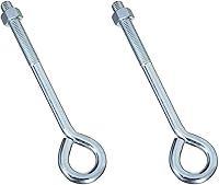 Vista 1 de National Hardware N347-682 2160BC Perno de ojo en cinc, 5/8" x 10" (paquete de 2)