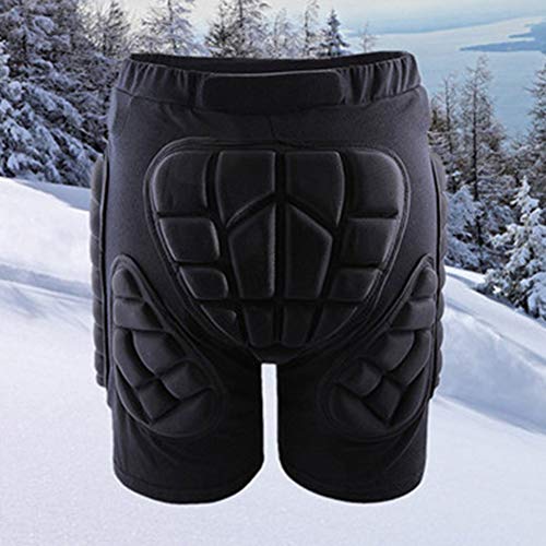 Pantalones cortos protectores de cadera acolchados para patines y monopatín infantil