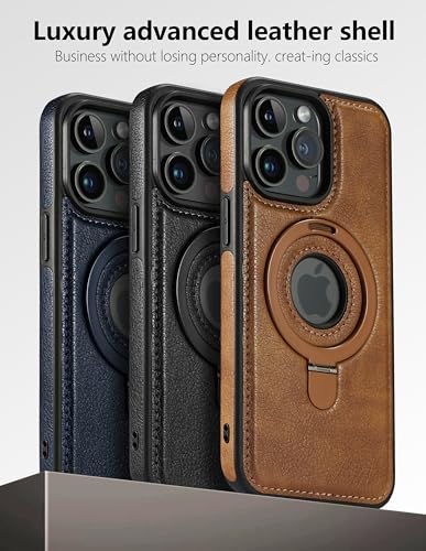 VAUSERDY Magnetic Leather Case with Stand