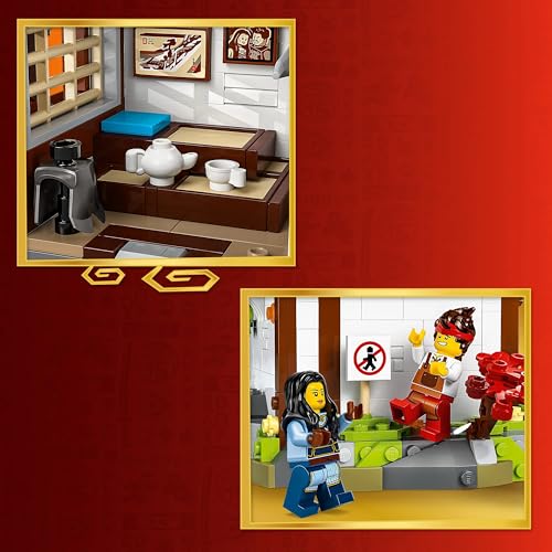 Image of LEGO NINJAGO Four Weapons Blacksmith 15th Anniversary - Toy Building Set - 6 Minifigures - 71858
