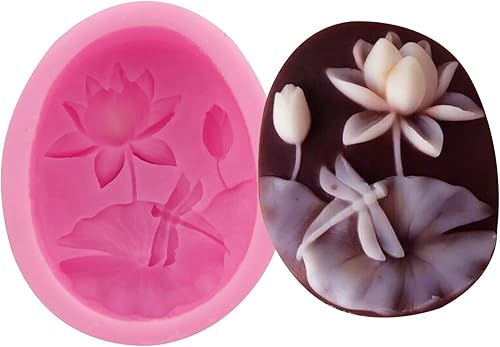 Vista 40 de Molde de jabón de silicona con forma de flor de rosa 3D en 3D, molde de pastel de chocolate, hecho a mano, decoración de fondant, herramientas