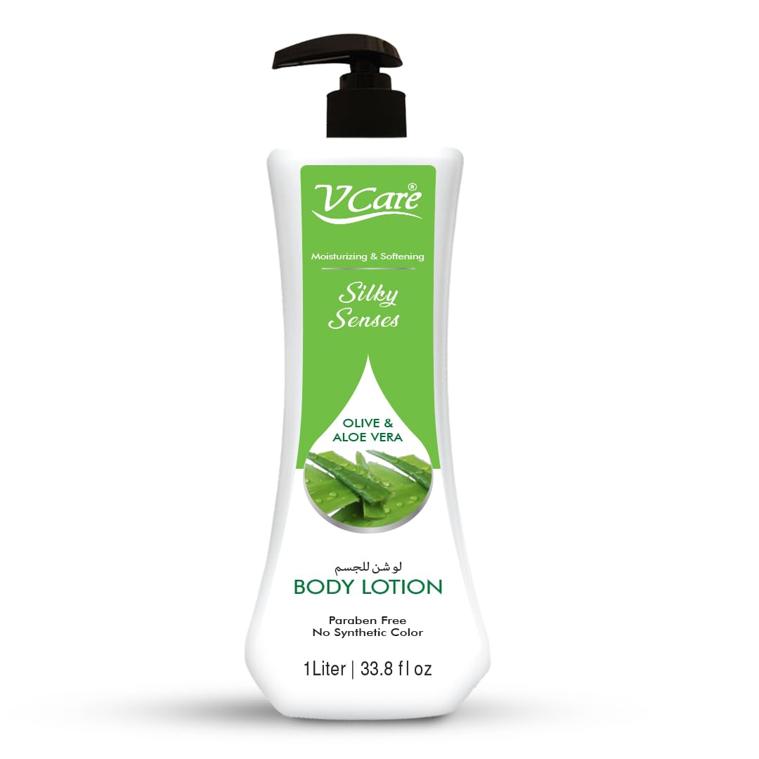 Sponsored Ad – Silky Senses Body Lotion 1 Liter|Olive and Aloe Vera Extracts|Moisturizing Body lotion for Dry and Rough Skin |Deeply nourishes revitalizes and makes your skin silky soft