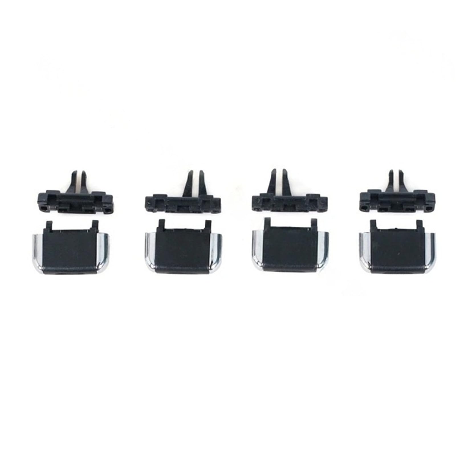 Compatible For Toyota Land Cruiser Prado 120 LC120 2003-2009 Front Dashboard Air Conditioner Outlet A/C Air Conditioning Vents Tab Clip(4pcs set B)