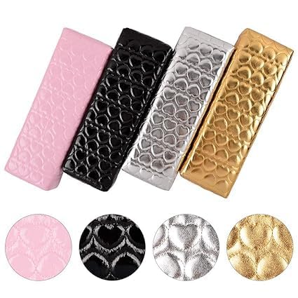 BANIRA Soft Column Cushion Nail Pillow Salon Hand Holder Arm Rest For Manicure Nail Art Accessories Tool (Golden) 2