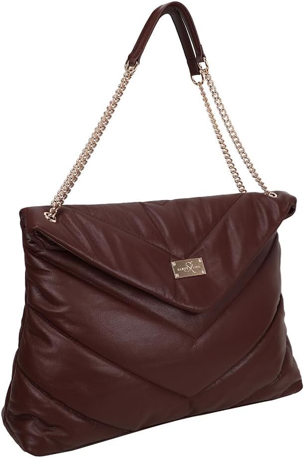 SANDY LISA Cali Fashionable Shoulder Bag | Fits 14" Laptop | Women's Professional Office & Travel Bag with Padding