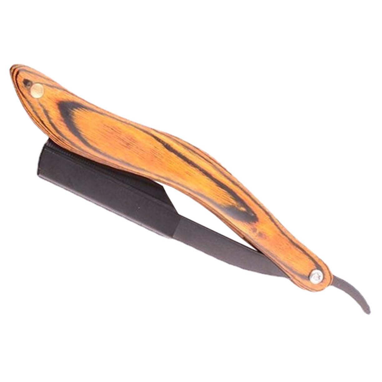 Beavorty 4 Pz rasoio Rasoio manuale con manico in legno rasoio da viaggio rasoio da rasoi da uomo Metallo porta coltello radersi coltello da barba viaggiare Di legno