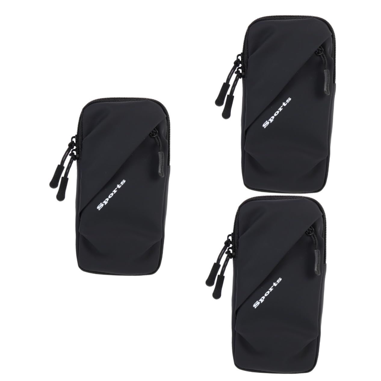 Gatuida 3 Piezas Bolsa De Brazo Correr Brazalete Bolso De Mano para Correr Bolsa De Teléfono con Brazo Deportivo Celúla Bolsa para Telefono Bolsa De Muñeca Poliéster Perder Teléfono Móvil