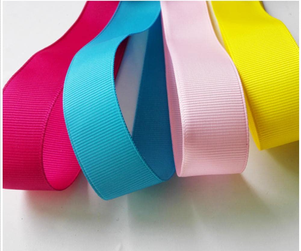 Ribbons For Gift Wrapping Ribbon For Fabric Satin Ribbons 2 5 Cm Żebrowane Nici Z Ręcznie Robionym Wstążką Akcesoria Odzieżowe Tkaniny Wstążki 91 Metrów-Szampan