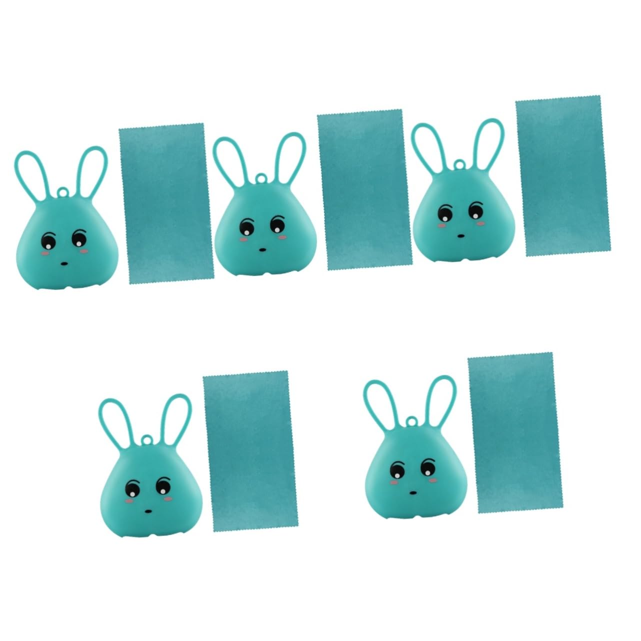 Yardwe 5 Juegos De Toallas Portátiles De Viaje Refrescantes con Funda De Silicona para El Cuello Toalla Fría Fácil De Llevar
