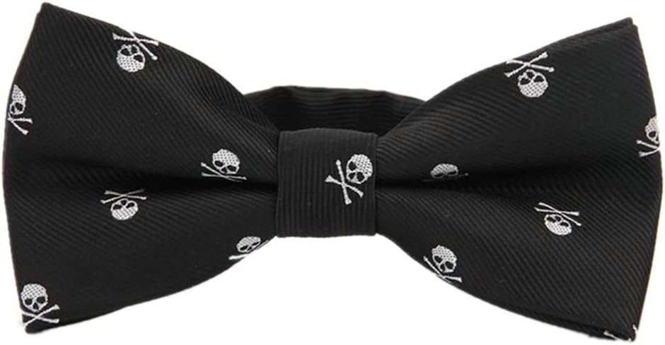 Men's Bowtie Skull Pattern Design Bow Ties