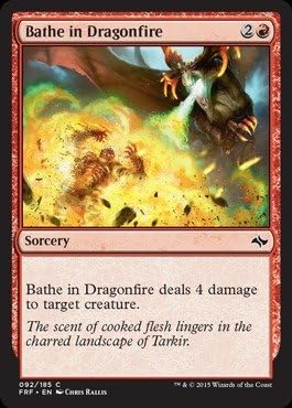 Magic The Gathering - Bathe in Dragonfire (092/185) - Fate Reforged
