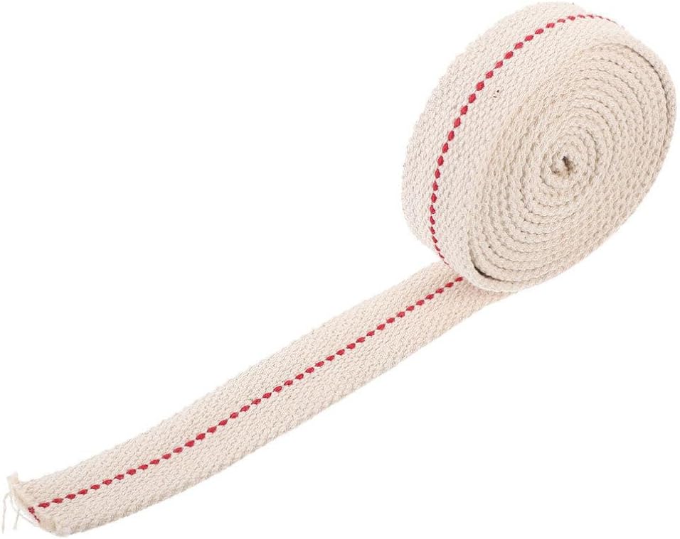 Alipis 1roll Kerosene Cotton Wick Feet Pure Cotton Knitted Wick for Oil Lamps Stable Flame for Indoor Use Oil Lamp Projects and Accessories