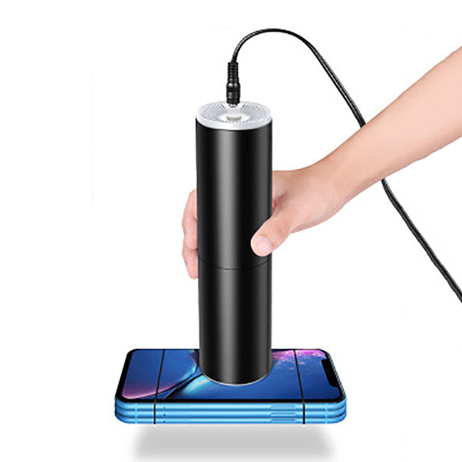 Aspirateur de voiture mini nettoyeur portable noir haute puissance 120W