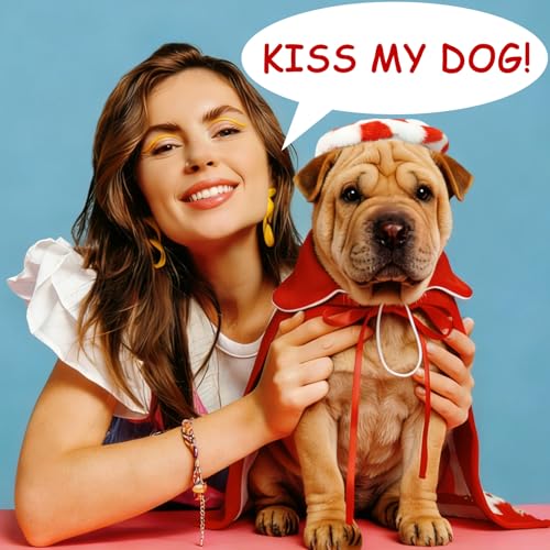 Disfraz para perros Huhumy Día de San Valentín Talla L miniatura 5