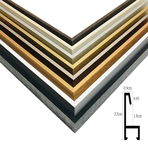 Gift_Source 50 X 70Cm Metal Floater Frame Kit For Canvas Painting, Diy Canvas Painting Frames Canvas Picture Frame For Oil Painting On Canvas, Portrait, Poster (Metal Outer Frame + Wood Inner Frame) #TOP1
