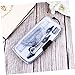 SHOWERORO 10-in-1 Stationery Kit Metal Compasses Ruler Triangle Protractor Pencil Eraser Sharpener Essential Tools for Students