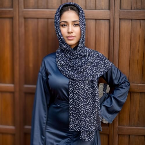 Fashion Paisley Printed Scarf Lightweight Premium Chiffon Hijab For Women2