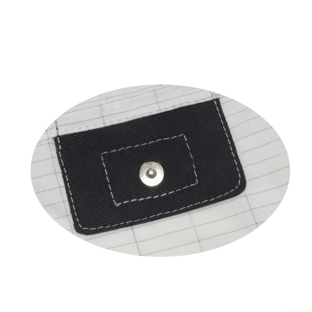 pour drap de mise à la terre EasyByMall, drap de mise à la terre avec 5% de fibres conductrices en argent pour un sommeil organique, 69x132cm, pour un meilleur sommeil et une réduction de la douleur