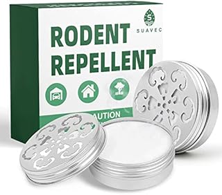 SUAVEC Rodent Repellent for Car Engines, Mouse Repellent for Cars, Rats Deterrent Under Hood, Rat Repellent for House, Peppermint Oil to Repel Mice and Rats, RV Mice Repellent, Mint Mice Away -2 Pack