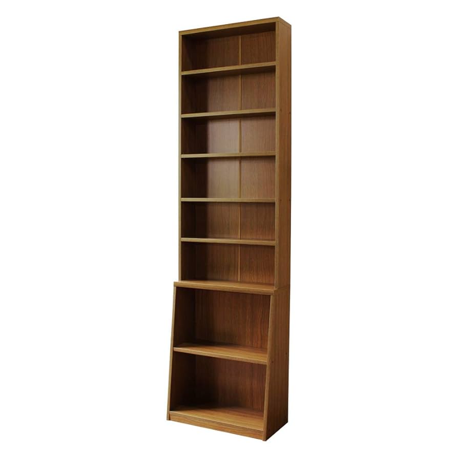 送料無料！ロング本棚 60㎝幅 Amazon｜ロング書棚 幅60cm (ナチュラル)｜本棚 オンライン通販