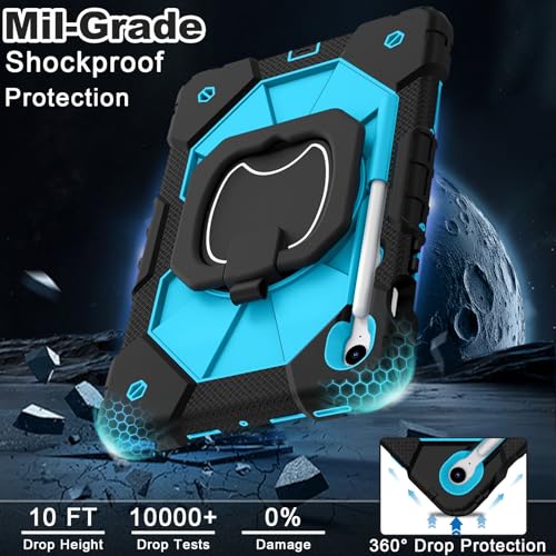 Image of WESOROL Case for Samsung Galaxy Tab S10 Lite /S10 FE /S9 FE /S9 10.9 /11 Inch