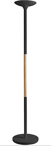 UNILUX Lampadaire LED Pryska Noir