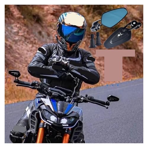 Espejos retrovisores de moto para rutas urbanas en MT-09 R6 y XJ6 2