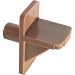 Slide-Co 241945 Shelf Support Peg, 1/4-Inch, Brown Plastic,(Pack of 12)