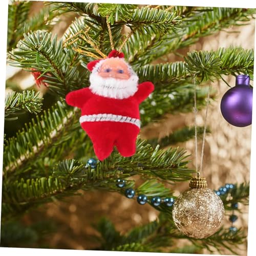 Image of 6Pc Santa Claus Christmas Decoration Combo Pack | Items for Home & Office | Festive Hangings, Foam Ornaments | PoPo Toys