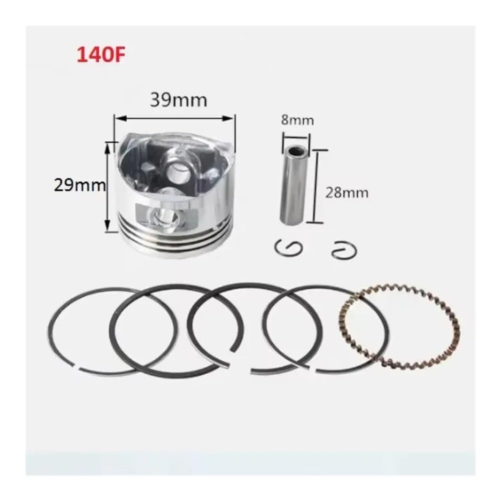 GX35 szczotka Cu zestaw skrzyni korbowej tłoka cylindra 39mm pasuje do 4 suwów GX35 GX31 HHT35S UMK435 139F 140F(140F)
