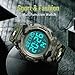 Imagen de Reloj Digital para Hombre-Relojes Militares Deportivos 5 ATM Impermeable al Aire Libre Cronógrafo Militar Relojes de Pulsera para Hombres con Luz Trasera LED