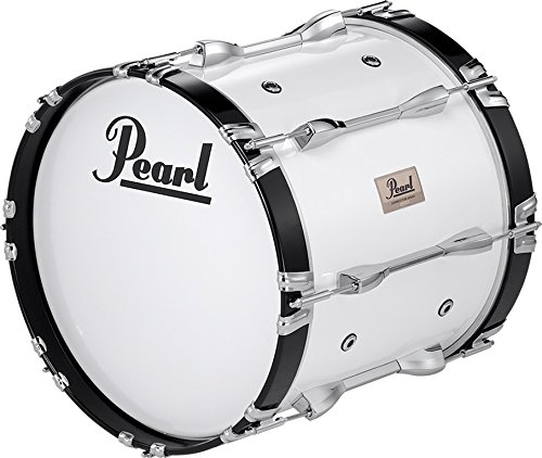 16X14 Competitor Marching Bass Drum Pure White