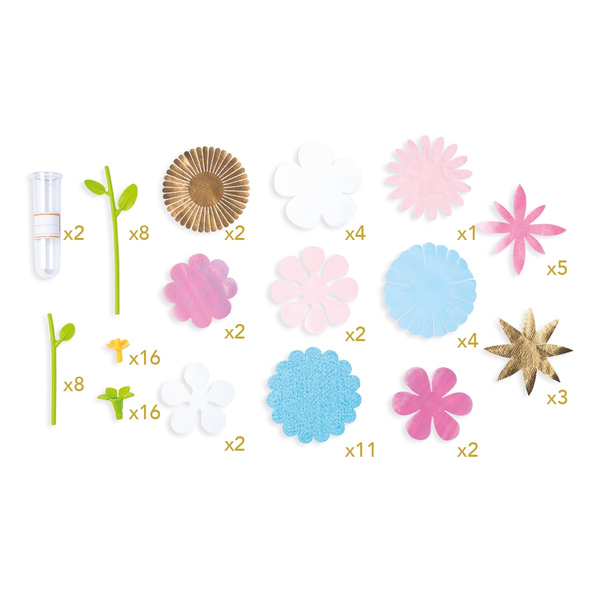 Smoby - Disney Princesses - Flower Market - Activité Manuelle - Création de Fleurs - A Partir de 3 Ans - Fabrication Française