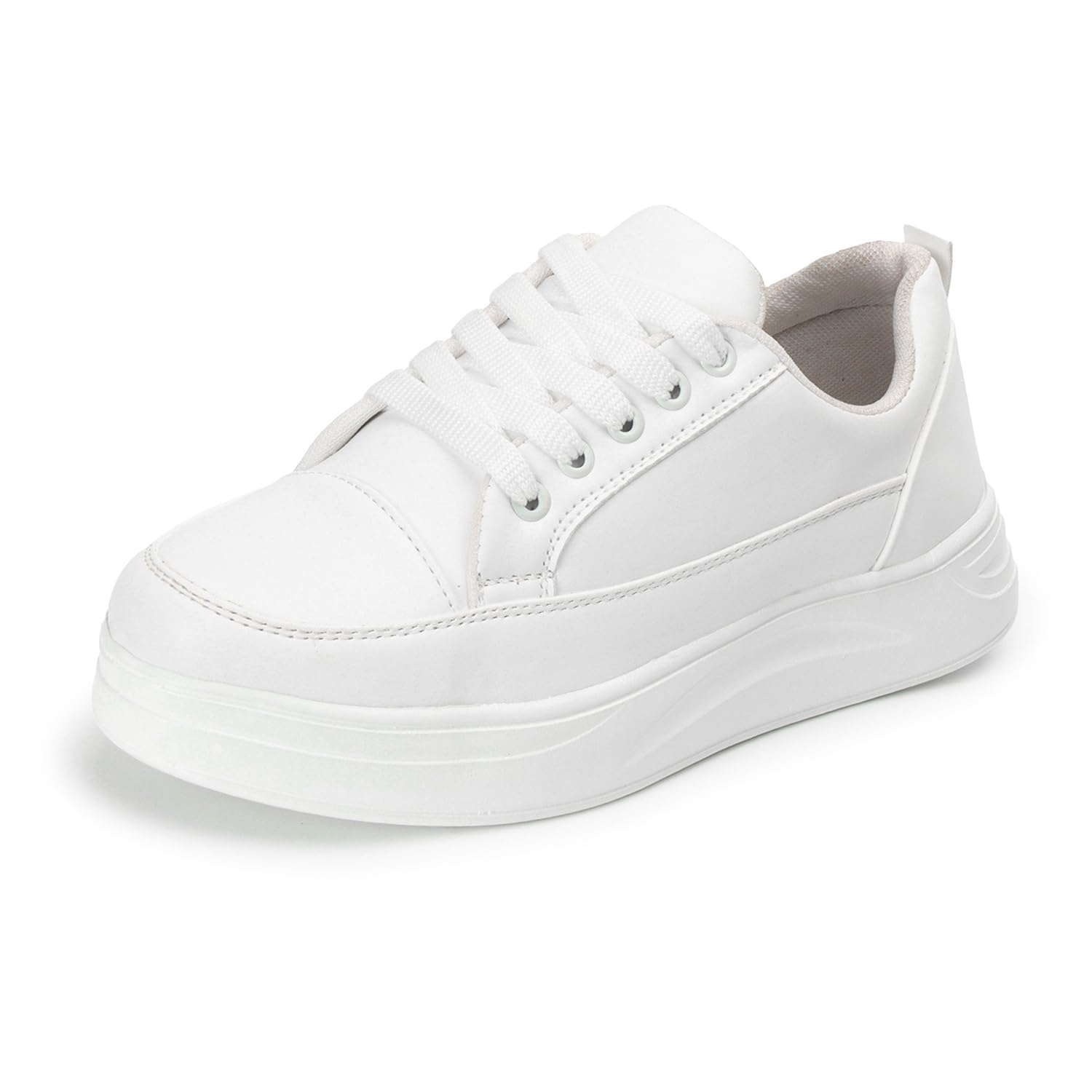 Denill Women Comfortable Sneaker Casual Shoes (White, Numeric_7) (B0C9WX1WF1) Amazon Price History, Amazon Price Tracker