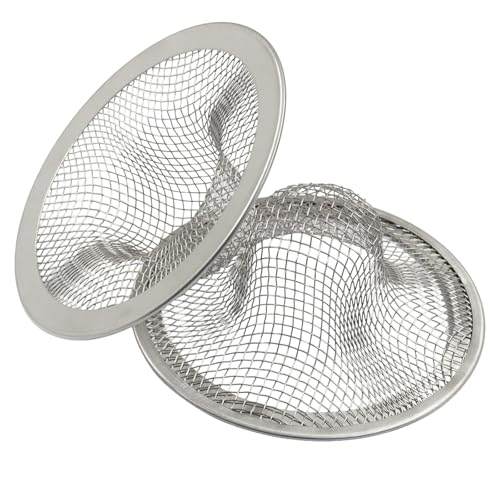 Coladores malla acero inoxidable para desagüe 20 piezas miniatura 5