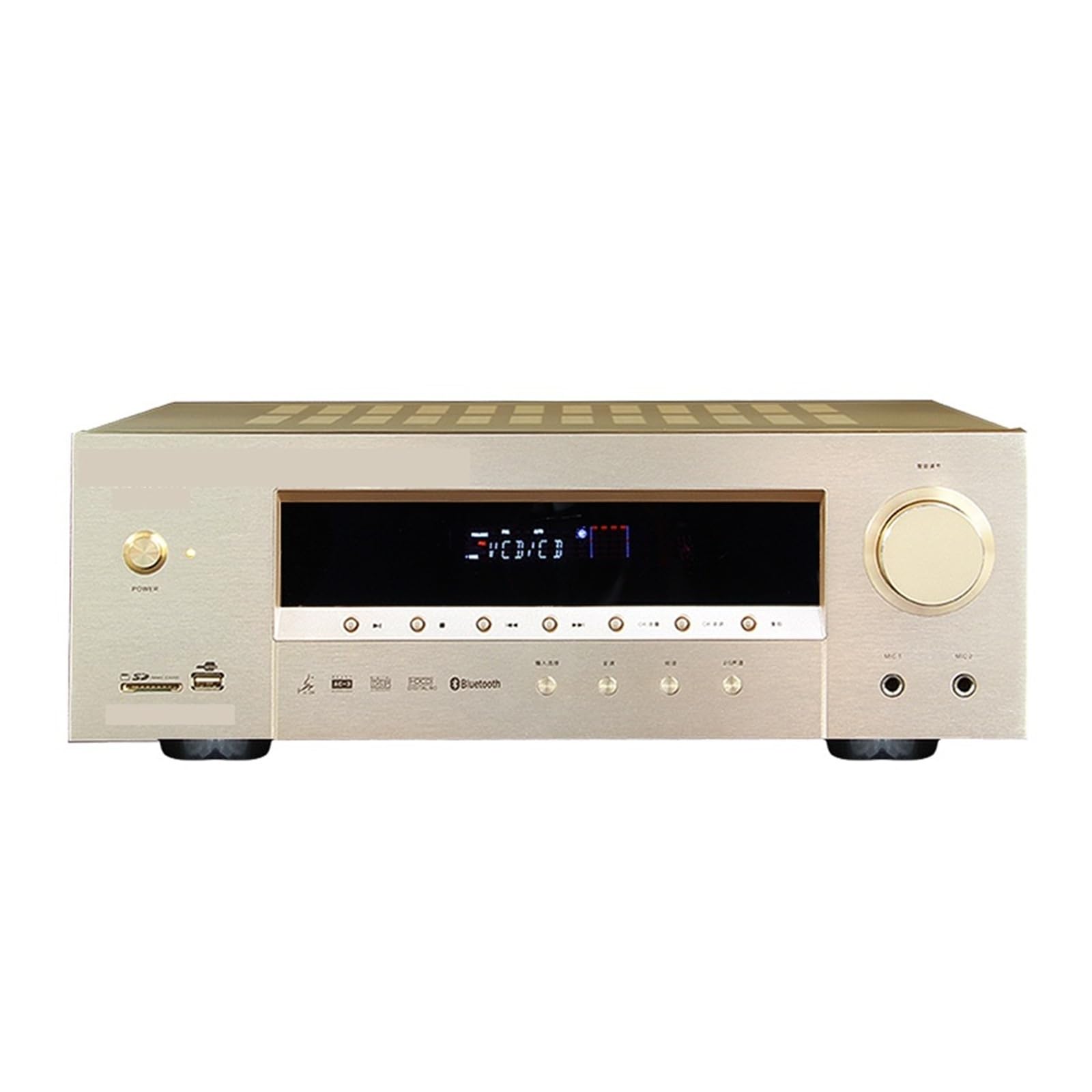Amplificatore Hi-Fi 1200W Amplificatore ad alta potenza Amplificatore for altoparlanti Sistema audio Home Theater 5.1 Per l'home cinema