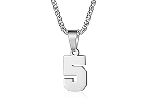 Personalized Number Necklace for Sports Lovers