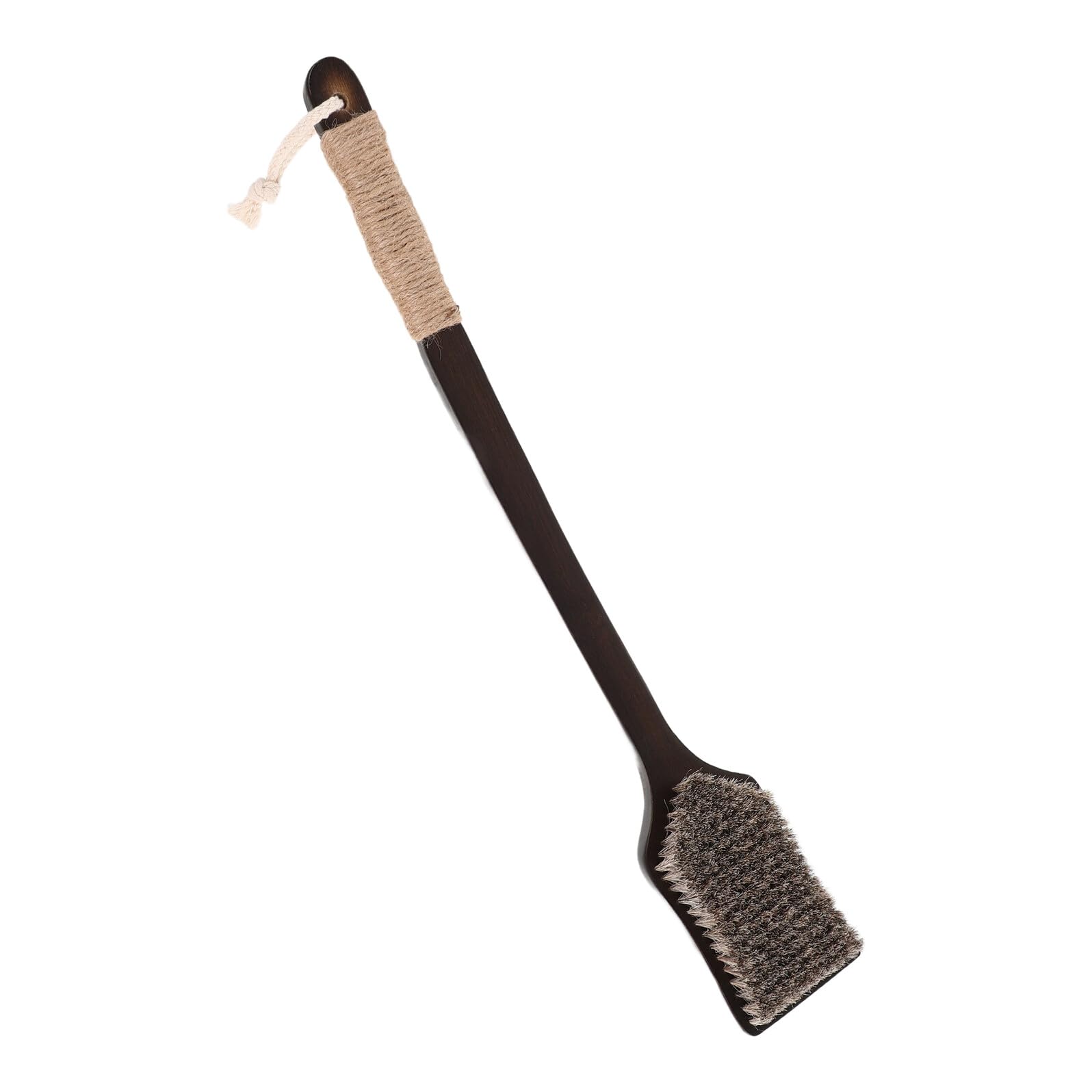 Cepillo Corporal de Mango Largo para Ducha y Baño, Bambú y Cerdas