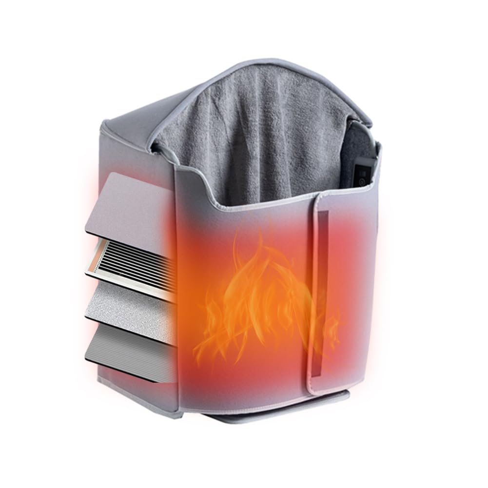 Amazon | デスクヒーター 30℃-68℃調整可 遠赤外線 パネル ヒーター