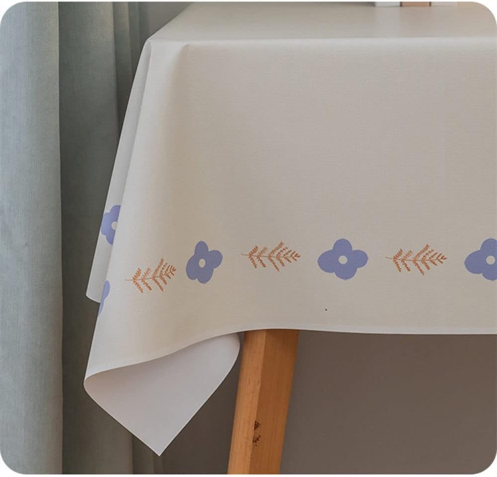 拭き取り可能なテーブルクロス、抽象的なテーブルクロス、拭き取り可能なグリーンアートジオメトリプリント、シンプルな牧歌的なテーブルクロ